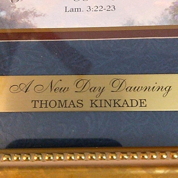 Thomas Kinkade print, "A New Day Dawning" with certificate of authenticity. - Picture 4 of 5